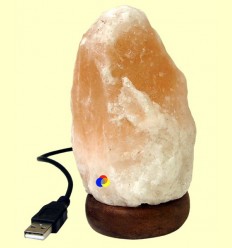 Llum de Sal connexió USB Llum Multicolor - 600 grams