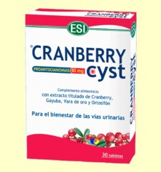 Cranberry Cyst - Nabiu vermell - Laboratoris Esi - 30 tabletes