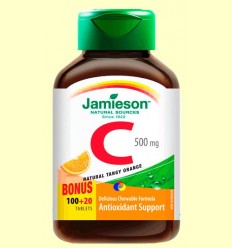 Vitamina C 500 mg Masticable Taronja - Jamieson - 100 comprimits
