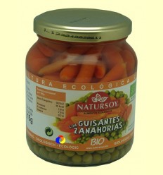 Pèsols amb pastanagues - Natursoy - 350 grams