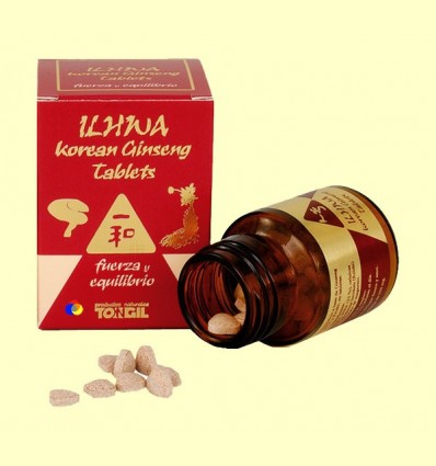 IL HWA Korean Ginseng Tablets + Reishi - Tongil - 90 tabletes