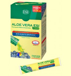 Suc Aloe Vera Forte Mirtil Pocket Drink - Laboratoris ESI - 24 Pocket Drink