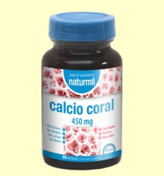 Calci Coral 450mg - Naturmil - 60 cápsules
