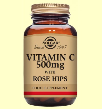 Rose Hips C 500 mg - Vitamina C - Solgar - 100 comprimits