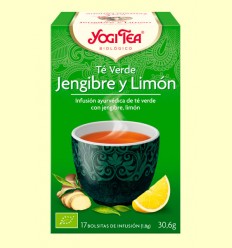 Te Verd Gingebre i Llimona - Yogi Tea - 17 bossetes d'infusió