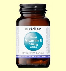 Vitamina E Natural 400iu - Viridian - 30 Càpsules