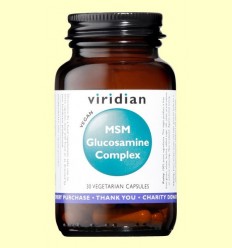 glucosamina MSM - Viridian - 30 Càpsules