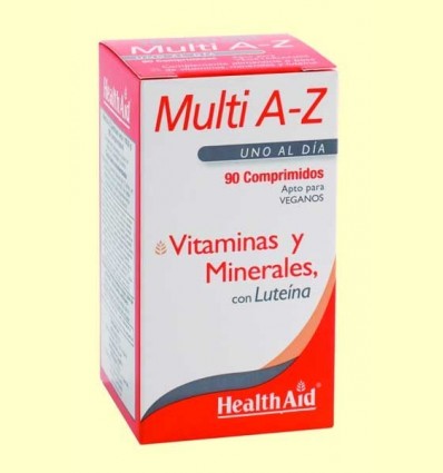 Multi A-Z - Multivitamines amb Minerals - Health Aid - 90 comprimits