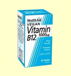 Vitamina B12 1000 gu - Health Aid - 50 comprimits