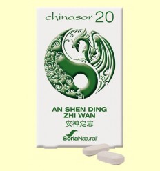 Chinasor 20 - AN SHEN DING ZHI WAN - Soria Natural - 30 comprimits