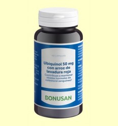Ubiquinol 50 mg amb Arròs de Llevat Roja - Bonusan - 60 càpsules