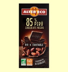 Xocolata Negre 85% Perú Bio - Alter Eco - 100 grams