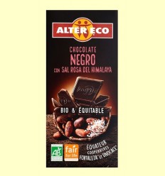 Xocolata Negre amb Sal Rosa de l'Himàlaia Bio - Alter Eco - 100 grams