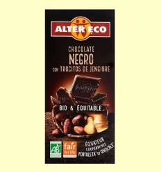 Xocolata Negre amb Trossets de Gingebre Bio - Alter Eco - 100 grams