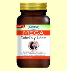 Mega Cabell i Ungles - Dietisa - 60 càpsules