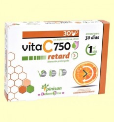 Vita C Retard 750 mg - Vitamina C - Pinisan - 30 càpsules
