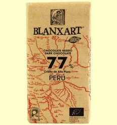 Xocolata Negre el 77% Perú Bio - Blanxart - 125 grams