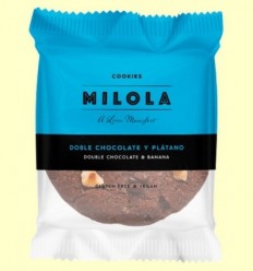 Cookie Doble Xocolata i Plàtan - Milola - 1 unitat