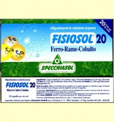 Fisiosol 20 Ferro Coure Cobalt - Specchiasol - 20 ampolles