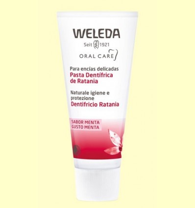 Pasta dentrífica de ratania - Weleda - 75 ml