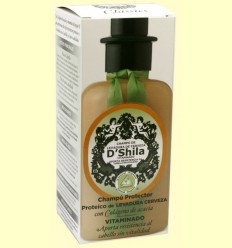 Xampú Protector de llevat de cervesa - Cabells Febles - D'Shila - 300 ml