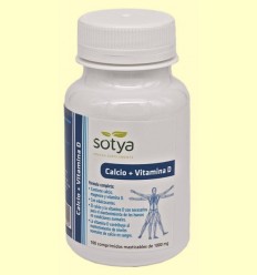 Calci + Vitamina D - Sotya - 100 comprimits masticables