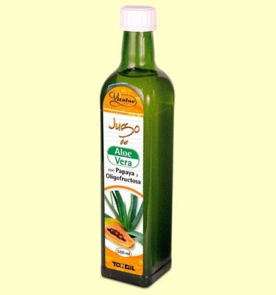 Suc d'Aloe Vera amb Papaia i Oligofructosa Vitaloe - Tongil - 500 ml