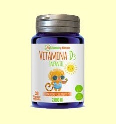 Vitamina D3 Infantil - Ynsadiet - 30 comprimits
