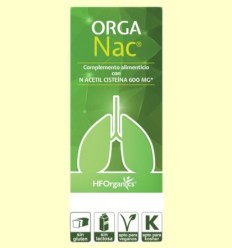 OrgaNac - NAC Acetil L-Cisteïna 600 mg - HF Organics - 150 ml