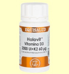 Holovit Vitamina D3 2000 ui + K2 - Equisalud - 50 càpsules