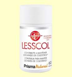Lesscol - Resveratrol i Coenzim Q10 - Prisma Natural - 60 càpsules