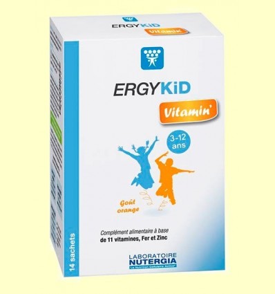 Ergykid Vitalitat - Multivitamines per a Nens - Nutergia - 14 sobres