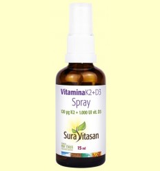 Vitamina K2 i D3 Spray - Sura Vitasan - 15 ml
