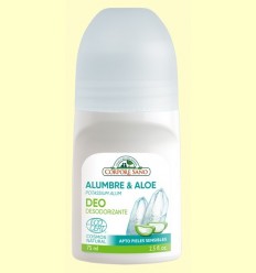 Desodorant Roll-on Alumbre i Aloe Bio - Corpore Sano - 75 ml