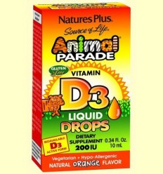 Animal Parade Vitamina D3 gotes - Natures Plus - 10 ml