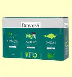 Pack Keto Electrolits Magnesi i Omega 3 - Drasanvi - 3 envasos