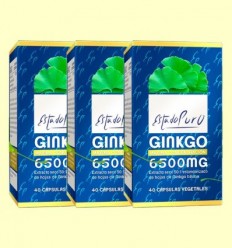 Ginkgo 6500 mg Estat pur - Tongil - Pack 3 x 40 càpsules