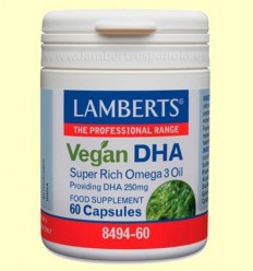 DHA Vegano - Lamberts - 60 Càpsules
