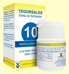 Tegorsal Nº 10 Natrium Sulphuricum - Sulfat Magnèsic - Laboratorios Tegor - 350 comprimits