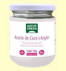 Oli de Coco i Argán Verge Bio - NaturGreen - 200 grams