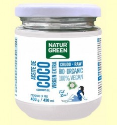 Oli de Coco Verge Extra Cru Bio - NaturGreen - 430 ml
