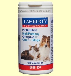 Omega 3 per a Gats i Gossos - Lamberts - 120 càpsules