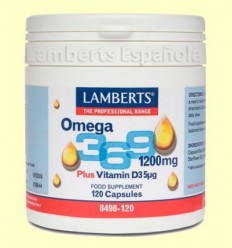 Omega 3,6,9 1200 mg - Lamberts - 120 càpsules