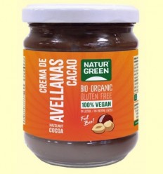 Crema d'Avellanes amb Cacau Bio - NaturGreen - 200 grams