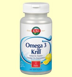Omega 3 Krill - Laboratorios Kal - 60 càpsules
