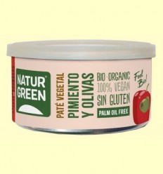 Paté Pebrot i Olives Bio - NaturGreen - 125 grams