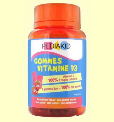 Gominoles Vitamina D3 - Pediakid - 60 ossets
