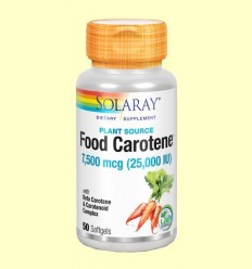 Food Carotene - Solaray - 50 perles