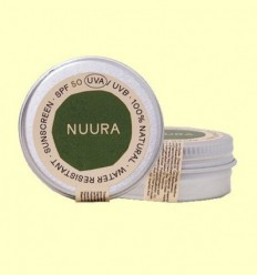 Pantalla solar facial blanca SPF50 - Nuura - 18 ml