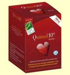 Quinol10 100 mg - Coenzim Q-10 - 100% Natural - 90 perles